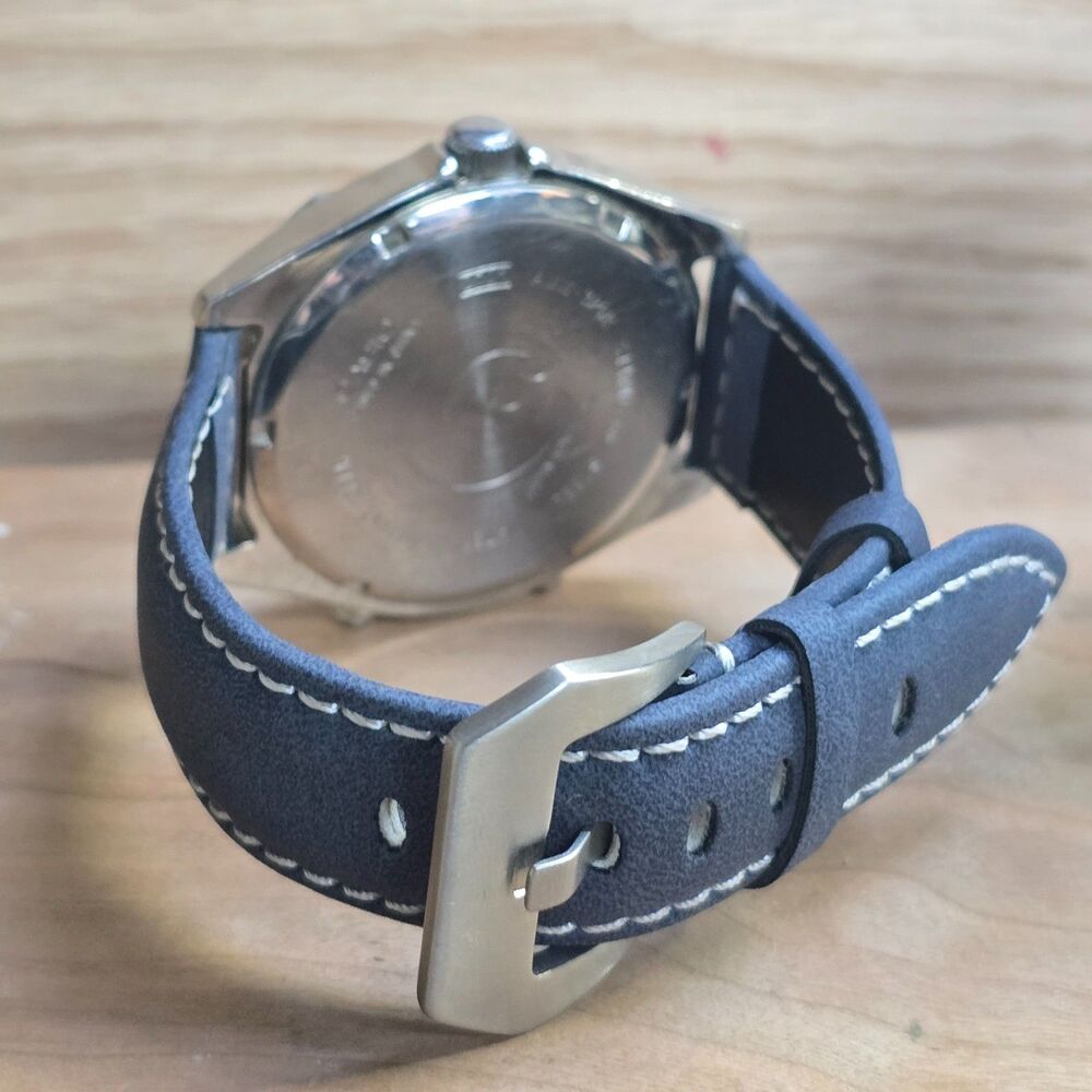 Vintage Casio AMW-320R Arnie Ana-Digi Alarm Chronograph Blue Leather - Picture 5 of 8